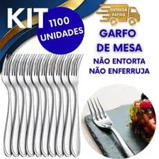 1100 GARFOS DE MESA INOX RESTAURANTE COZINHA BUFFET UTENSILIOS CONJUNTO CHURRASCO EVENTOS E FESTAS