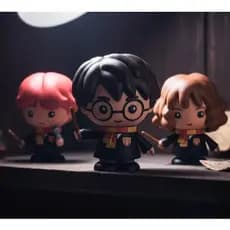 Bonecos Harry Potter e seu elenco Fandom Box  Colecionáveis Decorativo C/ Expositor De Acrílico