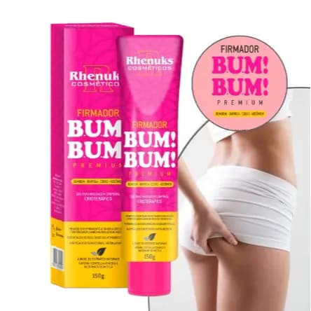 Creme Levanta BUMBUM Firmador e Aumenta  - Elimina Estrias e Celulites Premium Rhenuks