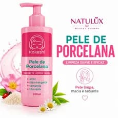 Sabonete Coreano para o Rosto - Kokeshi - Líquido Facial Pele de Porcelana Não Agride 200ml