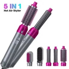 Escova Secadora De Cabelo 5 Em 1 De Ar Quente Profissional  Pronto Entrega