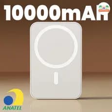 10000mAh/5000mAH Carregador portátil indução iPhone/Android MagSafe bateria sem fio carregando