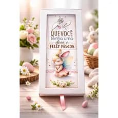 Caixa Personalizada para barra de chocolate, Presente de Páscoa, Mimo e Lembrancinha Personalizada, Embalagem Chocolate