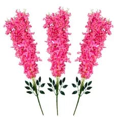 Haste Buquê Cerejeira Flor Artificial 80cm Para Decoração Casamento Casa Estilo Oriental Realista