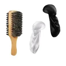 itens para waves, Durag, wave cap e Escova para Waves hard e soft 360 bandana ondas Top