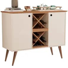 Buffet Adega Aparador Mesa Cantinho Café Balcão Sala Copa Cozinha 2 Portas Elegance