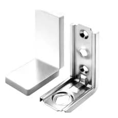 Kit com 10 Cantoneiras Perfiladas e Parafusos Para Armário Aéreo Suspenso Fixado na Parede Bucha 8mm 5x70ch - Lojas CeF