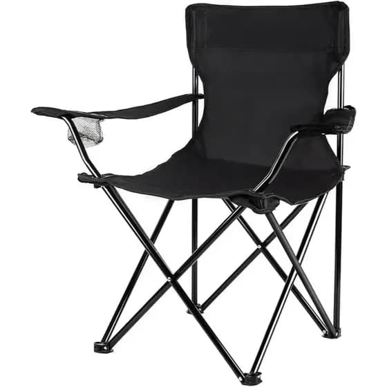 Cadeira Portátil Dobrável Bolsa Pesca Camping Apoio Porta Copos Garrafa Compacto Leve Reforçada 120kg