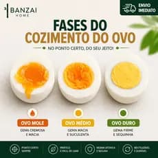 Timer Cozimento Ovo no Ponto Certo - Fitness • Dieta • Alimentação Saudável