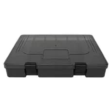 ESTOJO PARA ISCA ARTIFICIAL BOX 30 FLUOR FUME TRAVA NA COR PRETA (PROTEJA SUAS ISCA DO SOL)