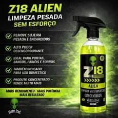 Limpador Automotivo Multiuso 500 ml Z-18 | Limpa Teto, Banco, Painel, Portas e Couro com Facilidade