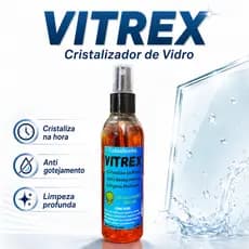 Cristalizador de Vidros Vitrex Alien Ind. 100ml Anti Gotejamento Limpa Vidro Carro Espelho Box Retrovisor Viseira