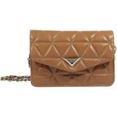 BOLSA TIRACOLO PEQUENA 944 COURO S 50018 1206 0026 SCHUTZ - U - MARROM