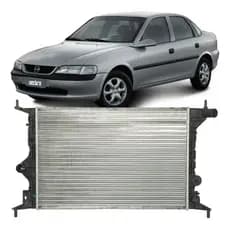 Radiador Chevrolet Vectra 2.0 1997 A 2005 90499822 90499823