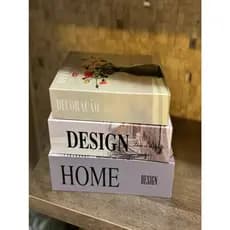 Kit 3 Caixas Livro Decorativo Porta Objetos Decoração Casa Sala Multiuso Jogo de Livros Decorativos
