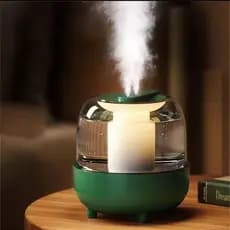 Umidificador supercapacitor de 4 litros com duplo jato silencioso e luz noturna  alimentado por USB.