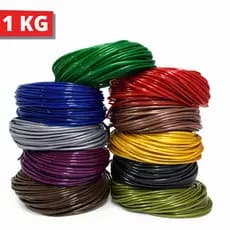1 kg Fio Plástico Pvc Cordinha Cordao Espaguete Macarrao Enrolar Cadeira e Artesanato Alta Qualidade