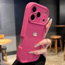 Capinha de Silicone Anti-Impacto Para iPhone 17 Pro Max 17 Air 16 15 13 11 14 12 11 15Plus Xs XR Proteção de Câmera Capa