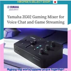 Yamaha ZG02 Gaming Mixer for Voice Chat and Game Streaming