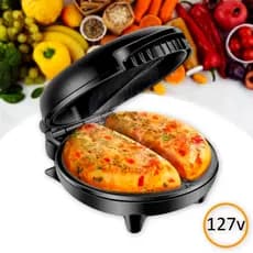 Omeleteira Elétrica Mr. Cheff Antiaderente Redonda Inox 800w 127v Agratto
