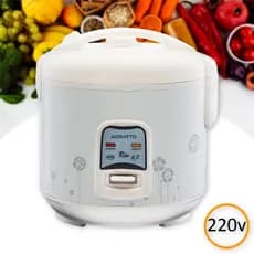 Panela Elétrica Para Arroz Legumes Verduras Riso 6 Xícaras Branca 220v Agratto