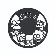 Quadro Decorativo Os Simpsons