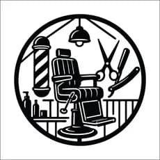 Quadro Decorativo Barbearia Barber Shop Moderno