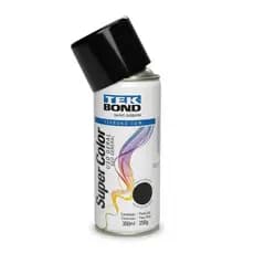 Tinta spray preto brilhante, 350 ml, TEKBOND