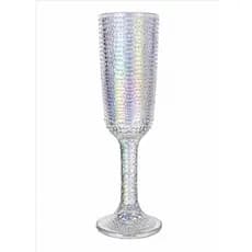 Jogo 6 Taças de Champagne Furta-Cor 160ml de Vidro | Taça Elegante para Espumante, Brinde e Festas drinks mesa posta