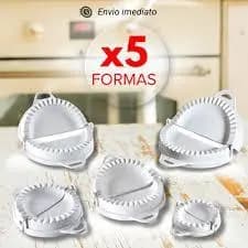 Conjunto Kit 5 Tamanhos Forma Molde Pastel Salgados Risole KEITA