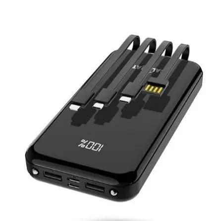 Power Bank Agold 10000mAh com Carregamento Rápido e Simultâneo