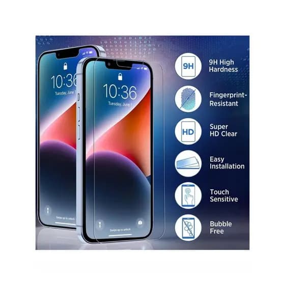 Película 3D 5D 9D transparente flexivel para iphone nao quebra