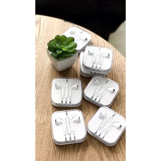 Kit 4 Fones de Ouvido IPHONE Intra-Auricular Kaidi KD-735 - Controle de Volume, Microfone e Ergonômico para
