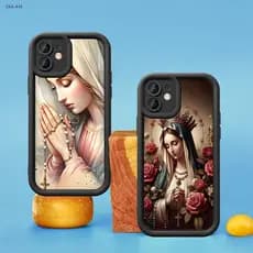 Capinha Anti-Impacto Para Samsung Galaxy A17 A16 A15 A14 A13 A12 4G 5G Capinha Nossa Senhora Macia Silicone Case TYB6229