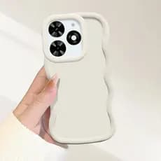 Capa Anti-Impacto Para Infinix Smart 8 Pro HD Plus Hot 40i Capinha Case Colorida Silicone Macia Case MKL 0000