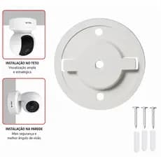 Suporte De Parede Teto Para câmera Tp-link Tapo C200 Camera Wifi