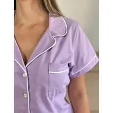Pijama americano short / pijama americano malha/ malha 100% algodão/ pijama americano curto/ pijama americano feminino