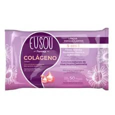 Eu Sou Lenço Demaquilante Colágeno c/ 50un