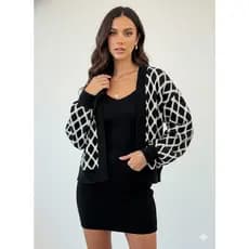 CASACO FEMININO INVERNO OUTONO CARDIGAN INVERNO TENDÊNCIA