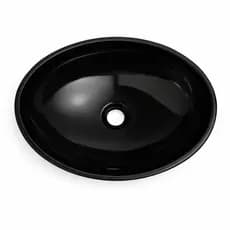 Cuba Banheiro Oval PVC Pia de Apoio Moderna Lavabo Design Clean Alta Durabilidade Leve