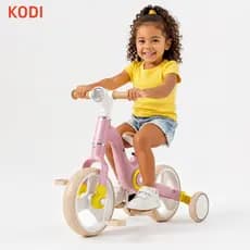 2 em 1 Diversão! Triciclo e Bicicleta de Equilíbrio com Troca Fácil,Ideal para Desenvolver o Equilíbrio das Crianças-P24