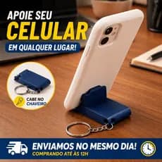 Suporte de Celular Portátil Compacto Para Mesa Trabalho Viagem