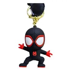 Chaveiro Homem Aranha, Emborrachado 3d Cor Preto