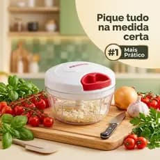 Processador Alimentos Sanremo Manual Picador Triturador Legumes Cebola Alho Cozinha