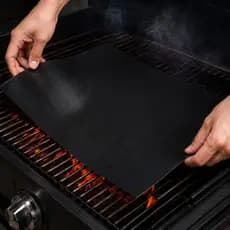 Manta Antiaderente para Churrasqueira e Grill Não Gruda Feita Para Assar, Grelhar e Aquecer Alimentos