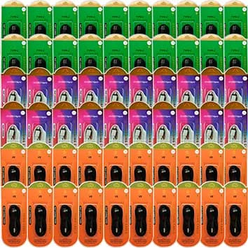 KIT COM 90 CABOS TURBO 30 CABOS TIPO C 30 CABOS COMPATIVEL PARA IPHONE CABOS  30 SMARTIPHONE V8