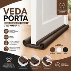 Veda Porta 80cm por 1.20cm Lavável Impermeável Fácil Instalação