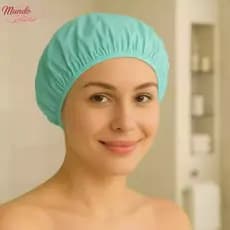 Kit Banho 6 Toucas de Banho Impermeável Unissex Flexivel
