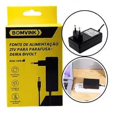 Carregador para Parafusadeira 21V Bivolt – Alta Eficiência e Segurança
