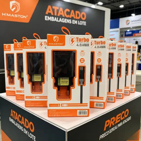 Atacado Kit 5/10/20 Pcs Carregador Turbo 4,8A LR-12 Com Cabo 2 Portas USB Carregador Rápido Para IPhone / Samsung / IPad